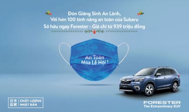 Giá xe Subaru tháng 12/2020: Cơ hội sở hữu Forester giá tốt