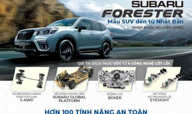 Bảng giá xe Subaru tháng 07/2021: Mua xe gì khi mùa du lịch đang đến gần ?
