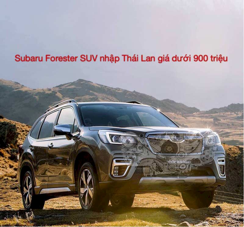 Subaru Forester : SUV 5 chỗ duy nhất thị trường giá dưới 900 triệu, nhập Thái Lan