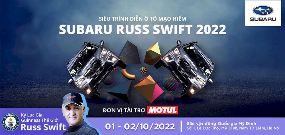 SỰ KIỆN SIÊU TRÌNH DIỄN Ô TÔ MẠO HIỂM SUBARU RUSS SWIFT 2022| SUBARU LONG BIÊN