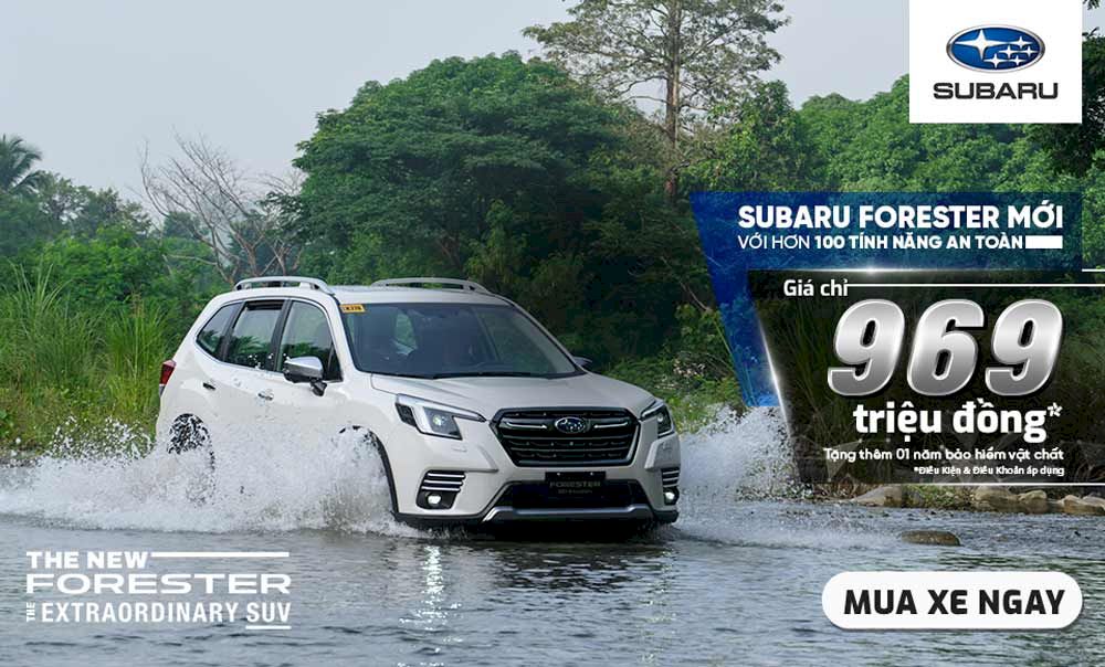 Bảng giá xe Subaru và chương trình khuyến mãi tháng 03.2023| Subaru Long Biên