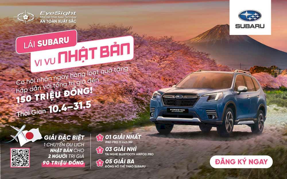 Lái Subaru - Vi vu Nhật Bản