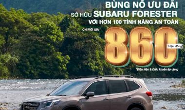Giá xe Subaru và chương trình khuyến mãi tháng 06/2023: Nhận xe chỉ với 200 triệu