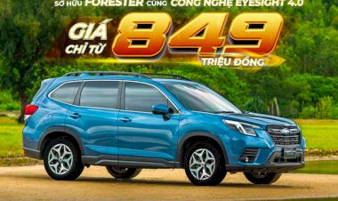 Giá xe subaru và chương trình khuyến mãi tháng 10.2023