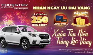 Bảng giá xe Subaru tháng 02.2024: Giảm ngay 250 triệu khi sở hữu Forester