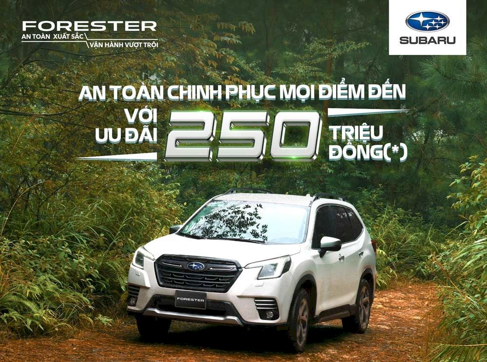 Cập nhập giá xe Subaru và chương trình khuyến mãi mới nhất tháng 3.2024