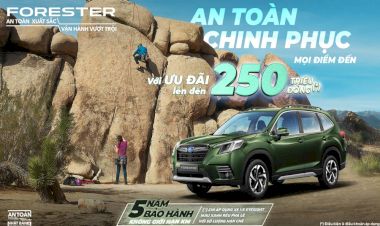 Cập nhập giá xe Subaru và Chương trình khuyến mãi Tháng 04.2024