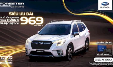 Cập nhập giá xe Subaru và chương trình khuyến mãi tháng 10/2024
