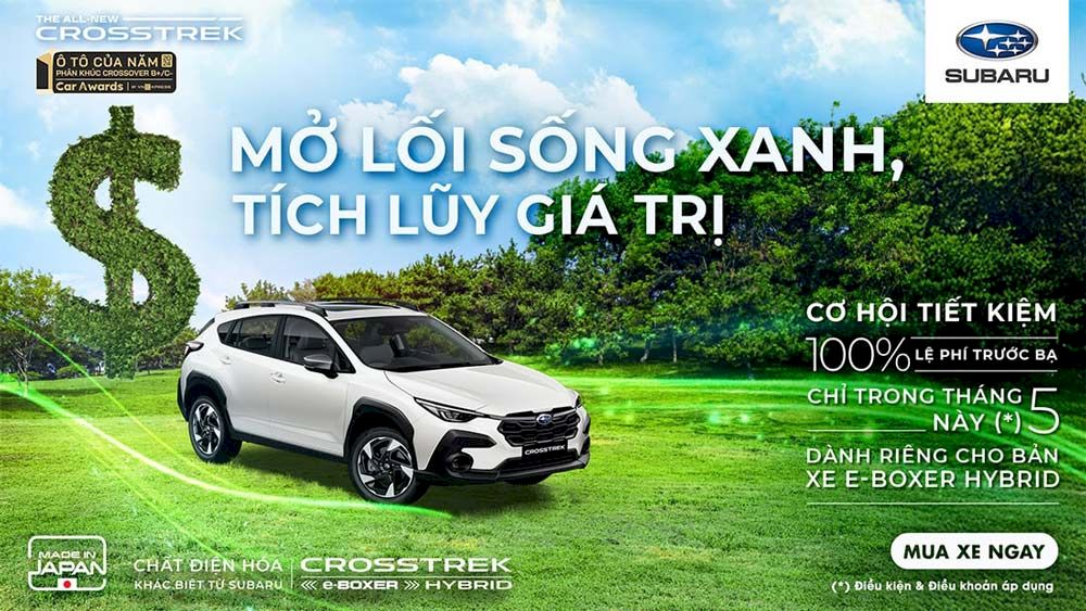 Cập nhập gi&aacute; xe Subaru v&agrave; chương tr&igrave;nh khuyến m&atilde;i mới nhất th&aacute;ng 05/2025