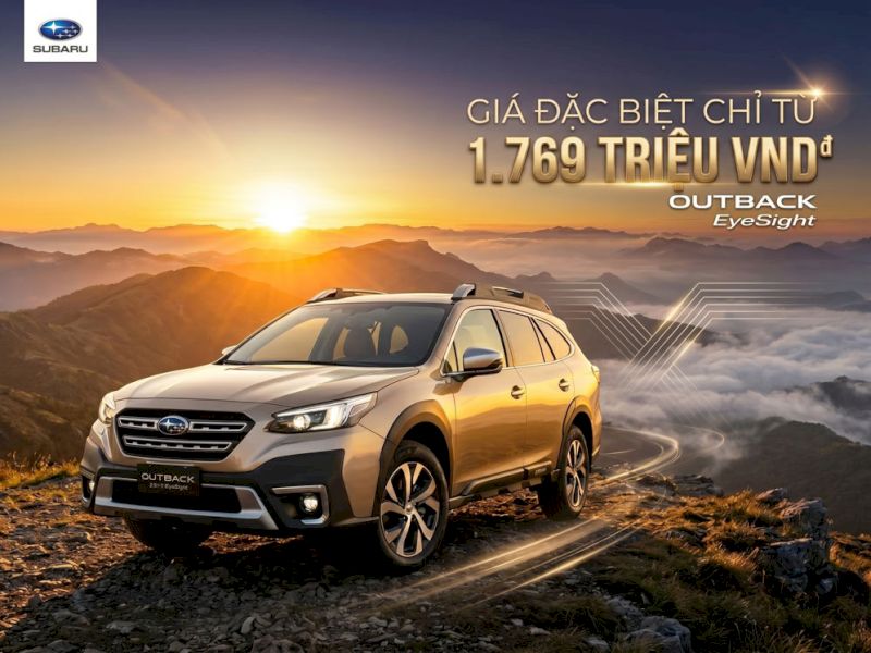 Giá Xe Subaru Outback Tháng 6/2026 Mới Nhất: Ưu Đãi Và Giá Lăn Bánh Cập Nhật