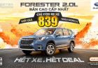Giá xe Subaru tháng 8/2026: Bảng giá mới nhất và ưu đãi từng dòng xe