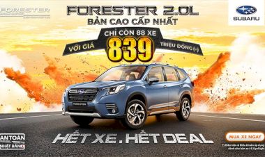 Giá xe Subaru tháng 8/2026: Bảng giá mới nhất và ưu đãi từng dòng xe